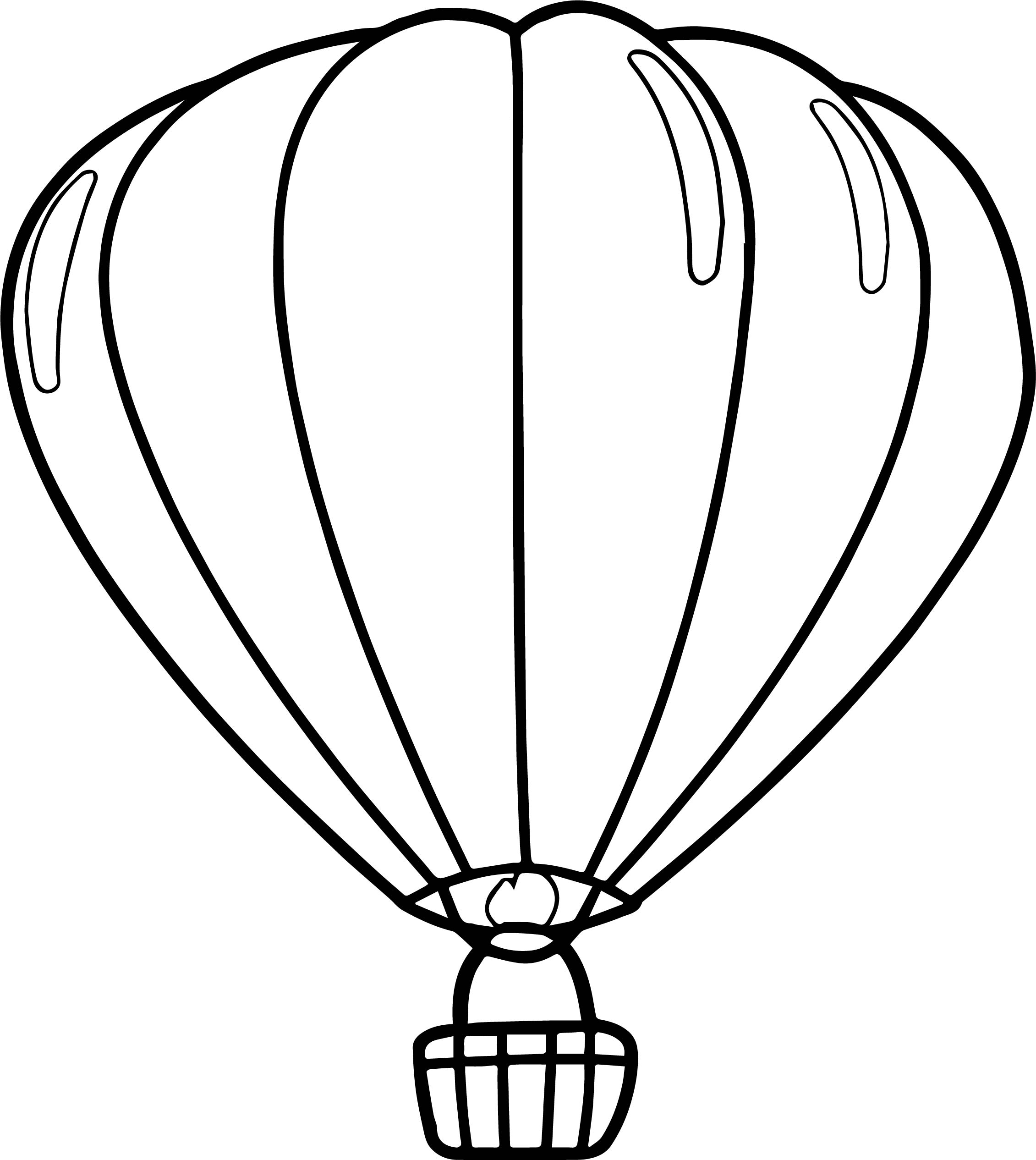 2261x2531 Surprise Hot Air Balloon Templates Template Printable Unique Line - Hot Air Balloon Line Drawing