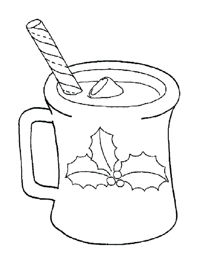 700x925 Hot Chocolate Coloring - Hot Chocolate Drawing