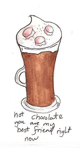 273x500 Marshmallows And Cream Please! Neil Slorance - Hot Chocolate Drawing