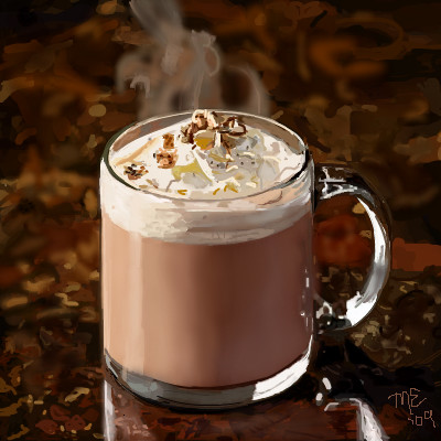 400x400 Who Wants Hot Chocolate A Objects Speedpaint Drawing - Hot Chocolate Drawing