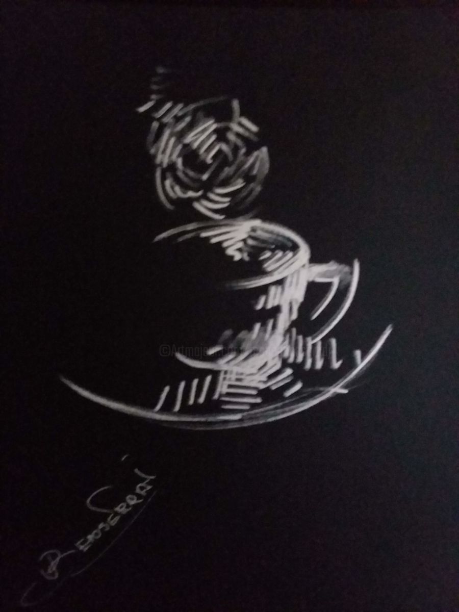 900x1200 Hot Coffee Drawing - Hot Coffee Drawing