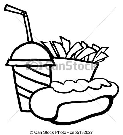 428x470 hot dog drawings group with items - Hot Dog Drawing