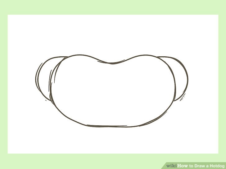 728x546 how to draw a hotdog steps - Hot Dog Drawing