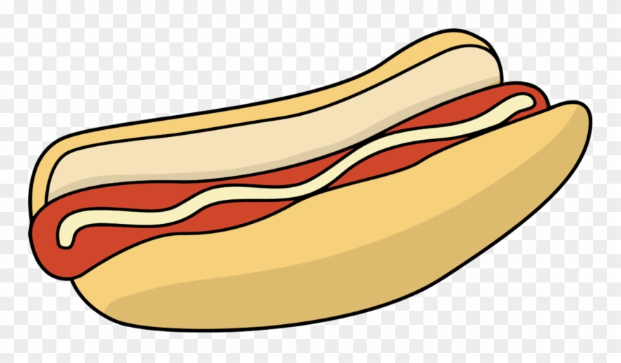 880x514 hot dog bun drawing bread sandwich - Hot Dog Drawing