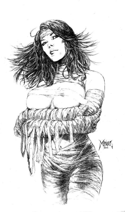 529x900 Hot Mummy Drawing - Hot Drawing