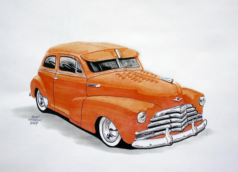 800x578 haddens hot rod drawings - Hot Rod Car Drawings