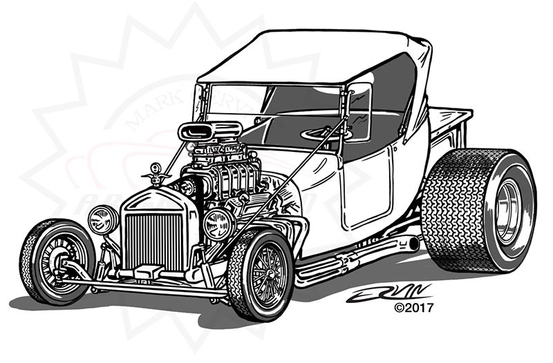 Hot Rod Drawing at Explore collection of Hot Rod