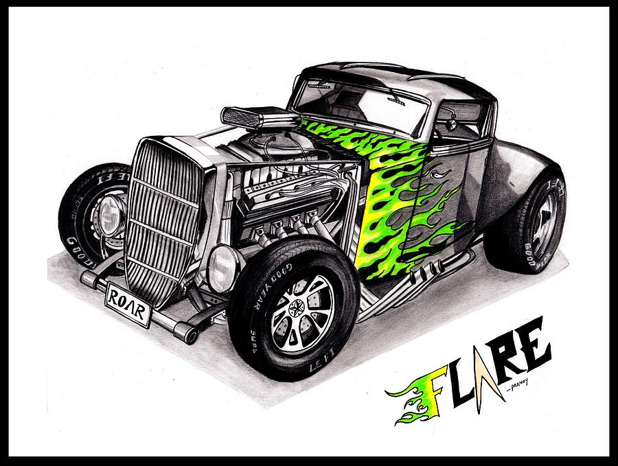 Hot Rod Drawing at Explore collection of Hot Rod