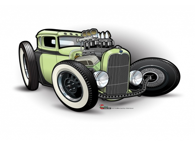 660x495 hot rod model a voodoo psychosis as artwork - Hot Rod Drawing