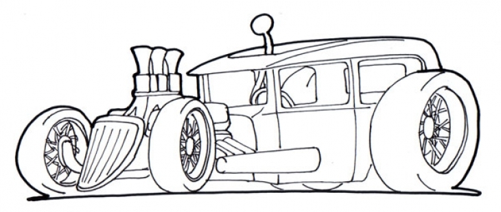 730x310 muscle car hot rod drawings group with items - Hot Rod Drawing