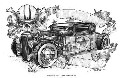 Hot Rod Drawing At Paintingvalley Com Explore Collection Of Hot Rod Drawing