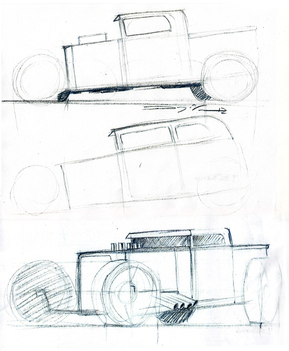 958x1163 Drawing Hot Rods For Kids Masters Of Chicken Scratch - Hot Rod Drawing