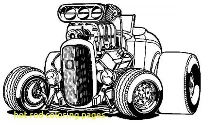 420x270 free printable hot rod coloring pages unique hot rods drawing - Hot Rod Line Drawing