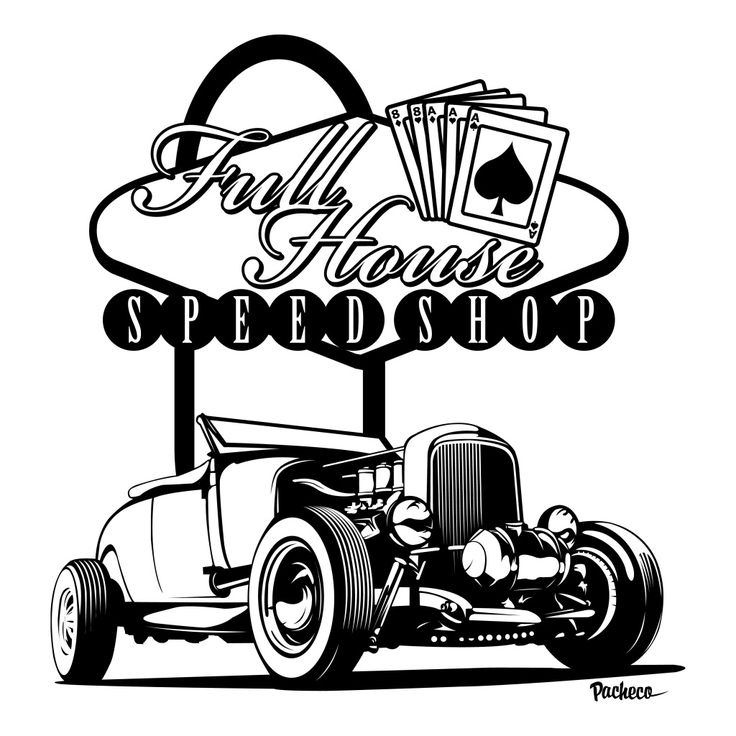 736x736 hot rod clipart black and white great free clipart, silhouette - Hot Rod Line Drawing