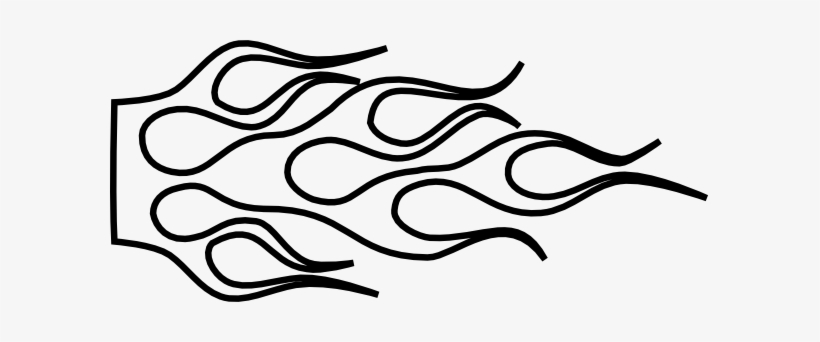 820x342 hot rod flames stencil - Hot Rod Line Drawing