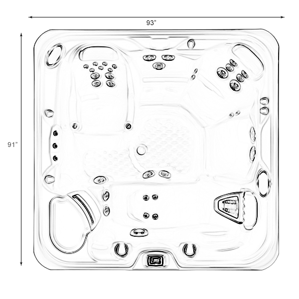 600x600 Envoy Nxt - Hot Tub Drawing