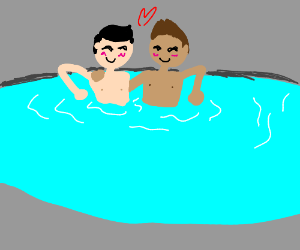 300x250 Bros A Hot Tub Drawing - Hot Tub Drawing