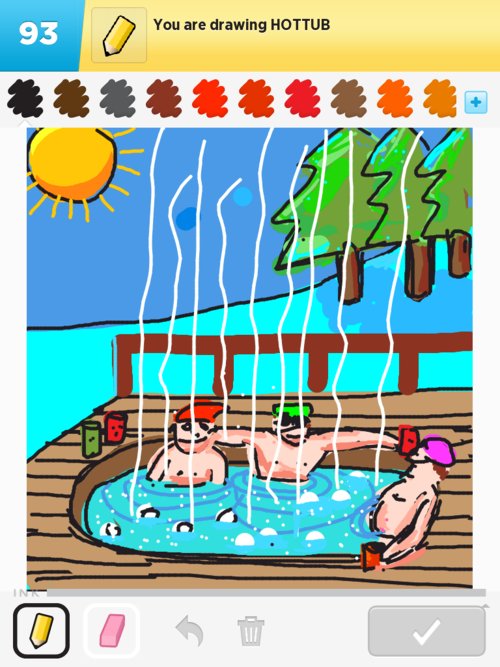 500x667 Hottub Drawings - Hot Tub Drawing