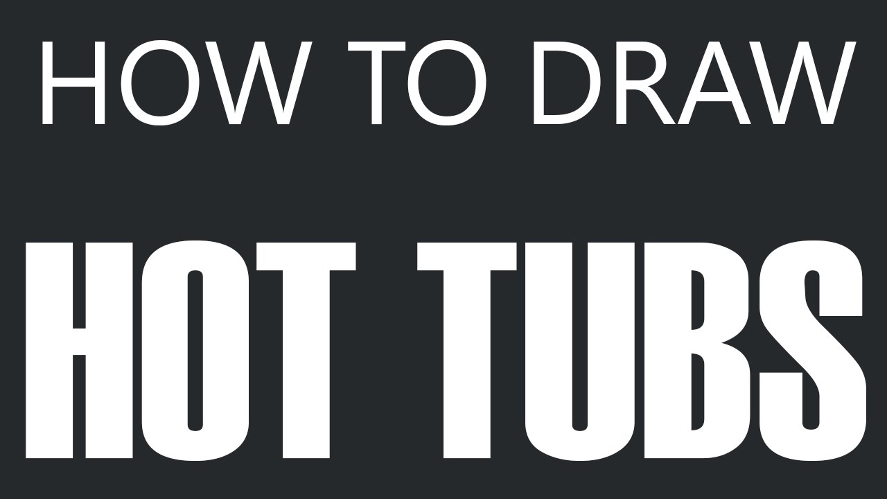 1280x720 How To Draw A Hot Tub - Hot Tub Drawing