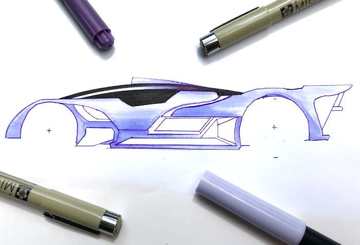 Hot Wheels Car Drawing at PaintingValley.com | Explore collection of