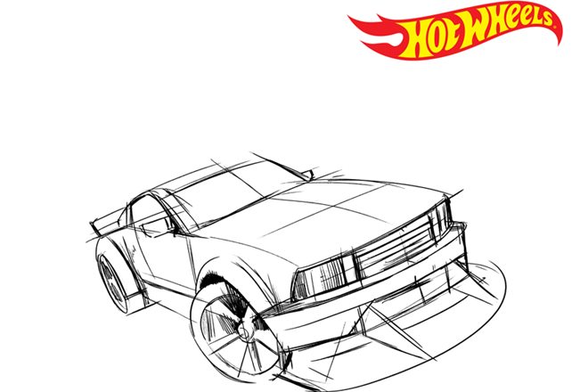 How To Draw A Hot Wheels