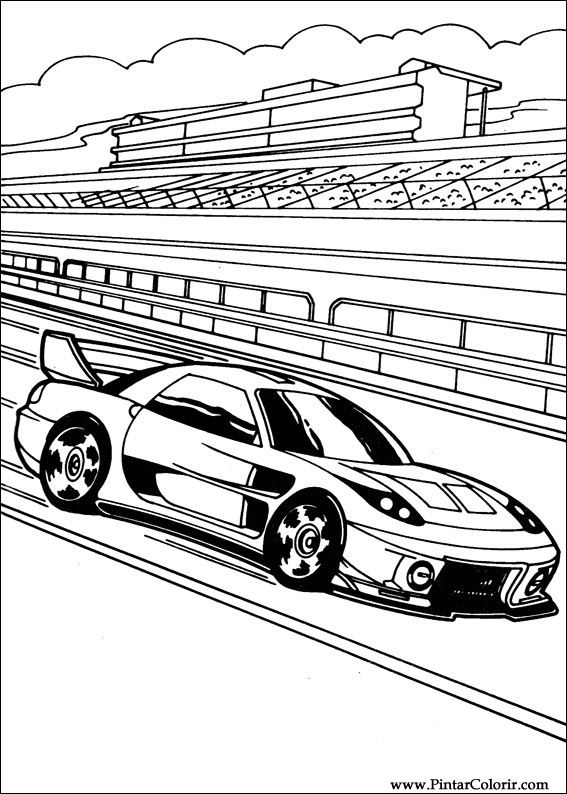 567x794 drawings to paint colour hot wheels - Hot Wheels Drawing
