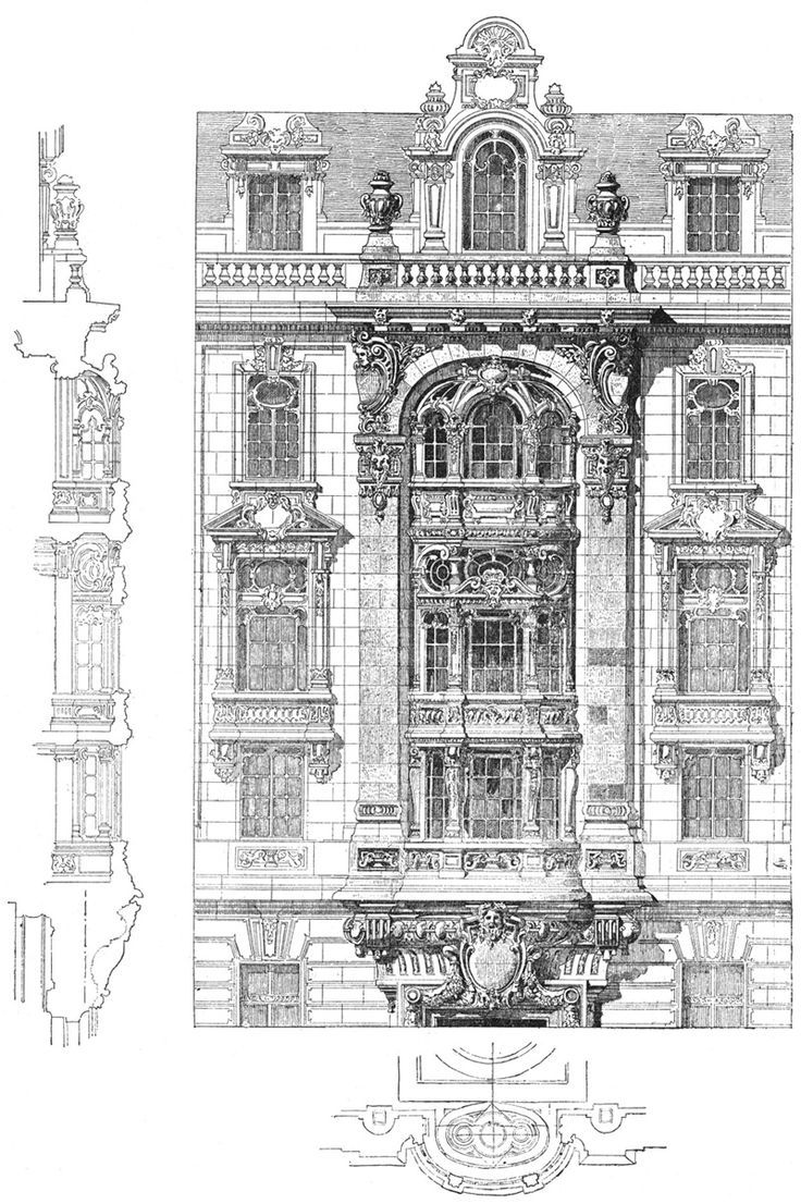 736x1106 Architecural Drawings The Pierre Hotel - Hotel Drawing