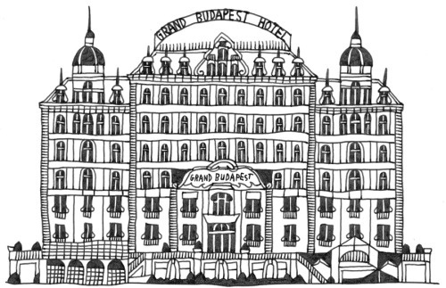 500x323 Best Illustration Grand Budapest Hotel Drawing Images - Hotel Drawing