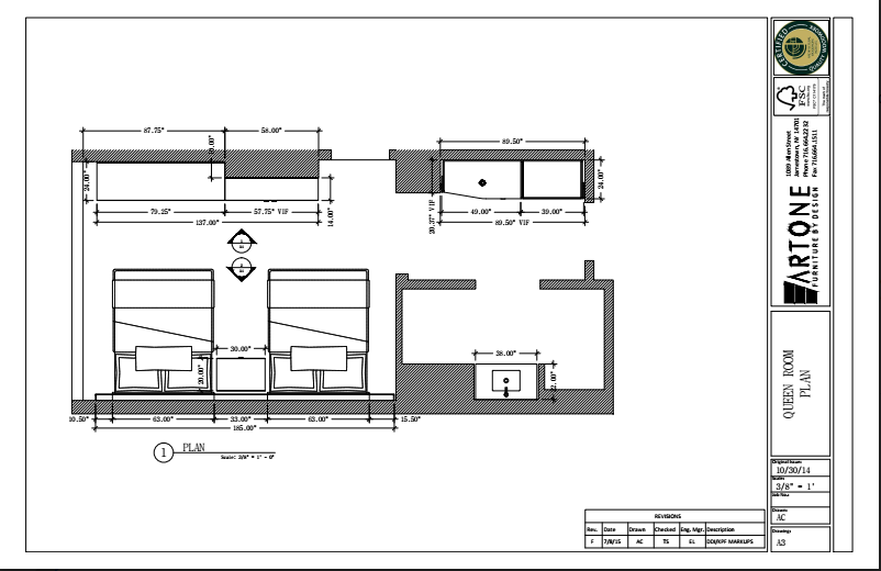 802x520 the best hotel room designs start with great drawings - Hotel Room Drawing