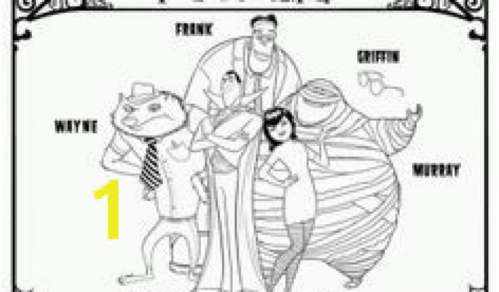 1024x600 hotel transylvania coloring pages dennis best party ideas - Hotel Transylvania 2 Drawing