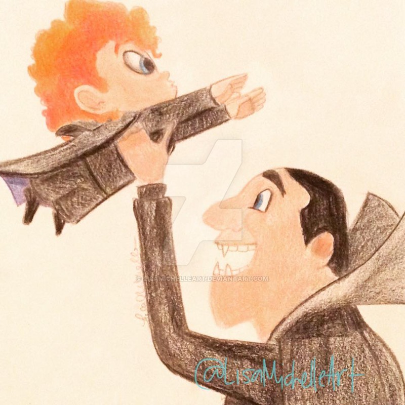 800x800 hotel transylvania dracula and dennis - Hotel Transylvania 2 Drawing