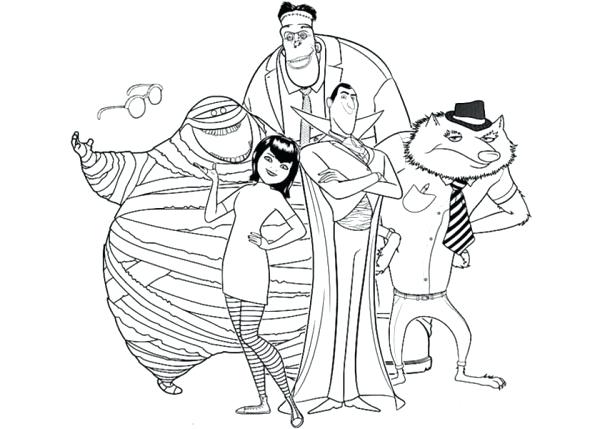 4500 Coloring Pages For Hotel Transylvania 3 Pictures