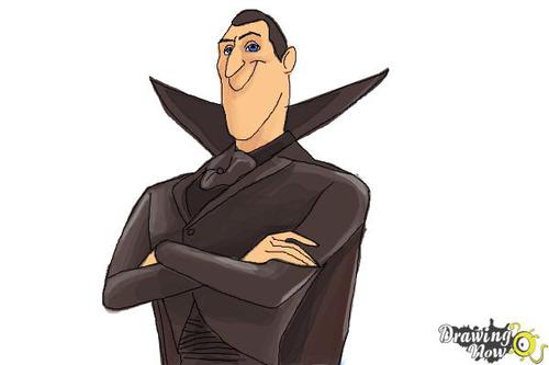 500x333 how to draw dracula from hotel transylvania drawingnow - Hotel Transylvania 2 Drawing
