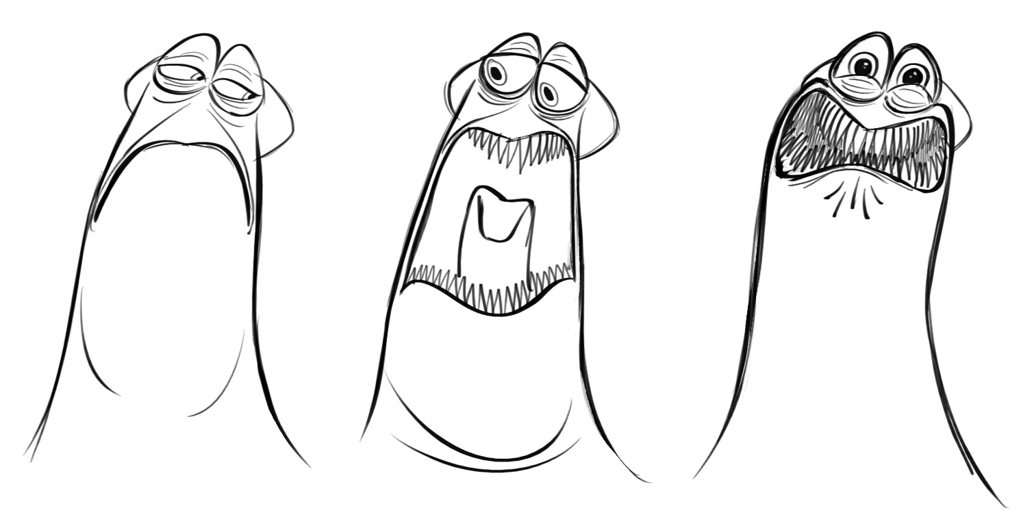 1491x755 how did they actually animate the 'hotel transylvania characters - Hotel Transylvania Drawing
