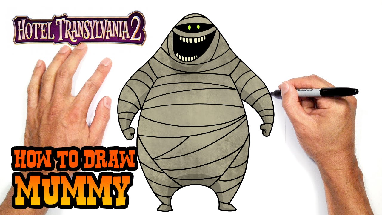 1280x720 how to draw mummy hotel transylvania - Hotel Transylvania Drawing