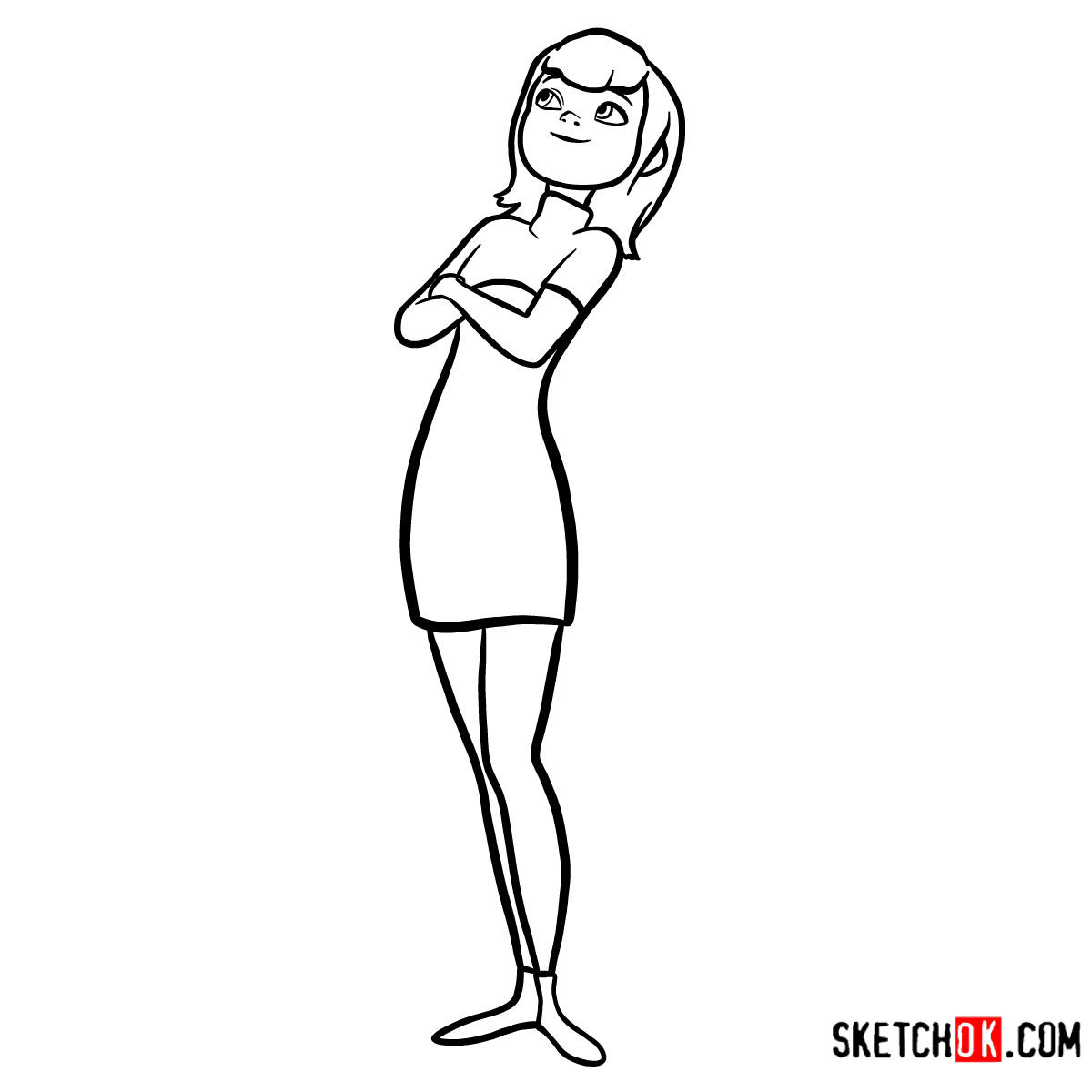 1200x1200 how to draw adult mavis hotel transylvania - Hotel Transylvania Drawing