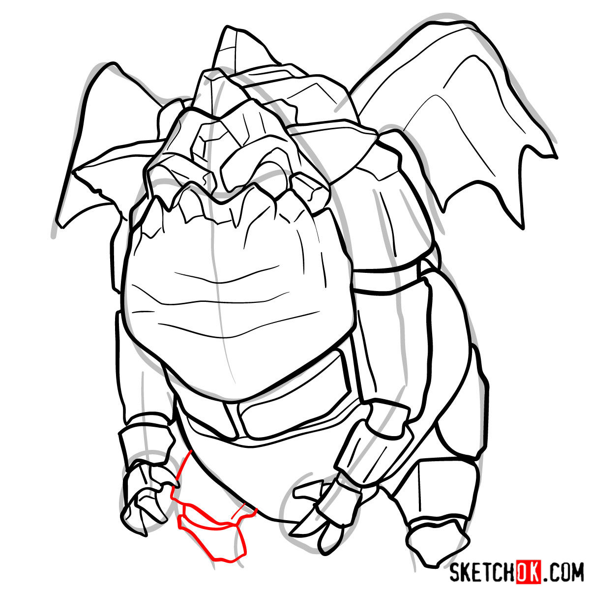 1200x1200 how to draw lava hound - Hound Drawing