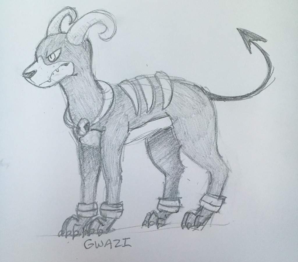 1024x899 Houndoom Drawing Amino - Houndoom Drawing