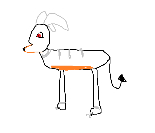 588x505 Poorly Drawn Houndoom - Houndoom Drawing
