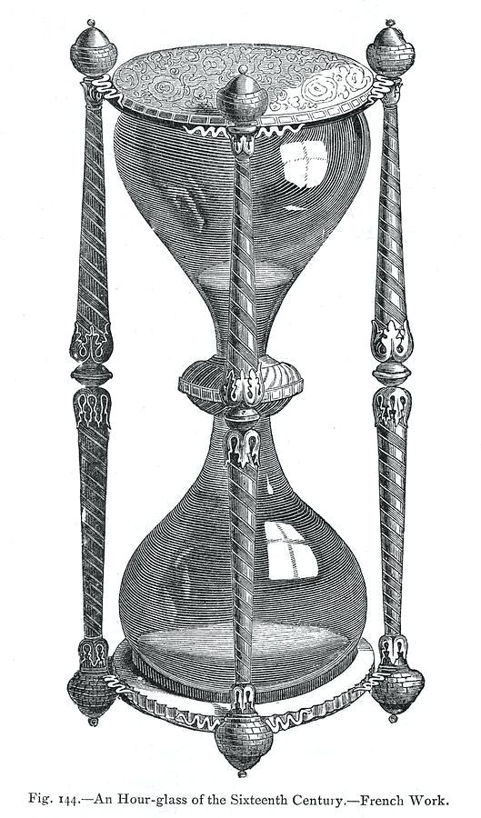 529x900 Hour Glass Drawing A French Hourglass Date Hourglass Body Drawing - Hourglass Clock Drawing