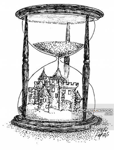 400x529 Hourglass Cartoons And Comics - Hourglass Clock Drawing