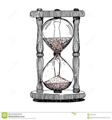 371x397 Huge Collection Of 'sand Timer Drawing' Download More Than - Hourglass Clock Drawing
