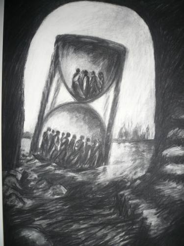 375x500 hourglass drawing - Hourglass Drawing