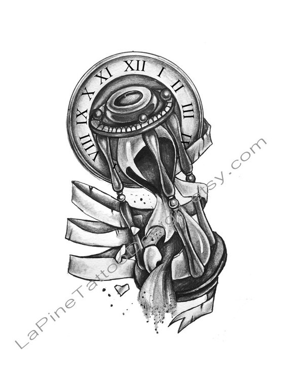 570x738 hourglass drawing clock for free download - Hourglass Drawing
