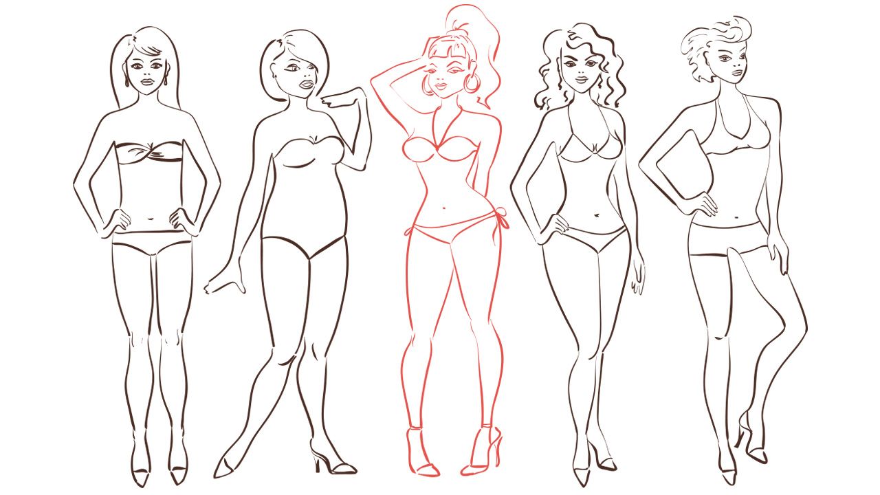 1280x720 Learn About The Hourglass Shape And How To Wear Flattering - Hourglass Figure Drawing