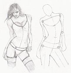 242x250 the hourglass figure how to draw the hourglass figure the hour - Hourglass Figure Drawing