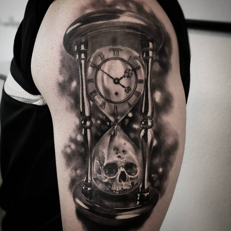 765x765 Best Hourglass Tattoo Designs And Meanings - Hourglass Tattoo Drawing