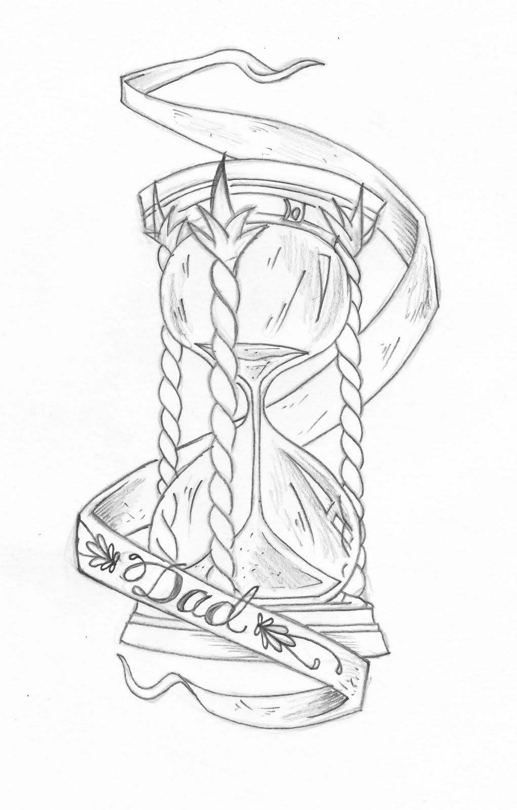 1021x1600 Tattoo Ideas Hourglass Tattoo, Broken Clock - Hourglass Tattoo Drawing
