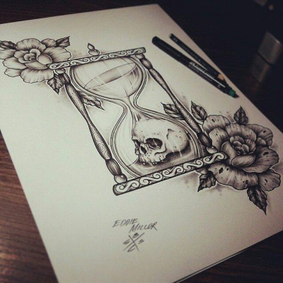 400x400 Hourglass Tattoo Tumblr - Hourglass Tattoo Drawing