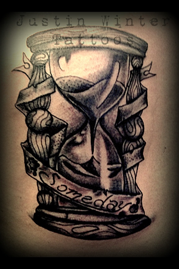 576x864 Latest Hourglass Tattoo Images, Designs And Pictures - Hourglass Tattoo Drawing